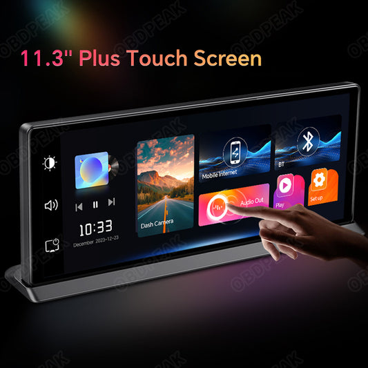 ProCarMode™4K Camera Wireless Carplay Android auto Ai Screen Dash Cam