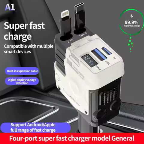 ProCarMide™Universal Fast Charging Hub 4-in-1